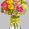 Flowers are always in fashion! Especially this chic mix of pinks, greens
