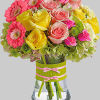Flowers are always in fashion! Especially this chic mix of pinks, greens