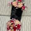 Matching Wrist Corsage and Pin On Boutonniere set designed to the colors