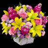 Bring joy and color to your celebration with the Bright Lights Arrangement.