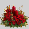 A striking seasonal statement for the dining table, hallway or entryway, this