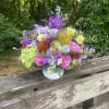 Ombr&eacute; bouquet with a color palette of your choice. Fragrant arrangement that