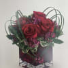 This is great arrangement for Valentine&#039;s Day.  Flowers and foliage are