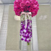Rose Planet Tower Flower Bouquet 90-100 freshcut roses all around placed in