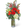 The warm glow of sunset is captured in this stunning arrangement. Garden