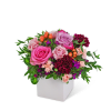 With its lush pinks and purples, this arrangement is as classic as
