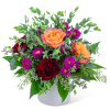 This arrangement will add a pop of color to any home or