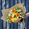 Brighten someone&#039;s day with the Sunshine Delight Bouquet, a radiant arrangement that