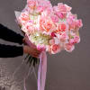 A mix of Pink Roses, Ranunculus and Hydrangea