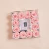 A dozen Everlasting Roses, in a beautiful mirror bottomed case. In the