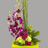 Artistry, indeed. Looking more like a modern sculpture than a floral arrangement