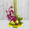Artistry, indeed. Looking more like a modern sculpture than a floral arrangement