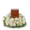 Our Angels Among Us Urn Surround is a poignant and elegant design