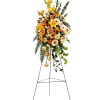 A fountain of subtle color is provided by this gracefully elegant array