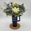 Enjoy a Dallas tumbler filled with the freshest flowers. Color and type