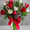 Nothing&#039;s sweeter than Christmas tulips - except maybe Christmas tulips with candy