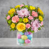 Our pastel arrangement brings fresh-picked spring beauty &amp; plenty of fun into