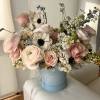 Flower box arrangement is a beautiful idea for any occasion. Celestial Purity