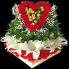 What a beautiful arrangement - with this lovely arrangement they will hold