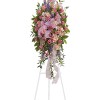 This abundant spray of soft, feminine spring colors feels as calming as