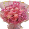 Our flower have Fresh Floral Foam, no need vase no need add