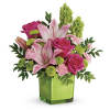 They&#039;ll fall in love with this pretty, playful bouquet! Pink roses and