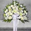 Symbolizing peace, serenity and purity, white flowers can help comfort those grieving