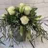 Introducing &quot;Beauty in White&quot; - an enchanting floral arrangement crafted to captivate
