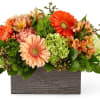 Through a unique combination of carnation&#039;s love, gerbera&#039;s happiness, hydrangea&#039;s emotion and