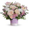 A pretty pink-me-up for any occasion, these blushing blooms in an art
