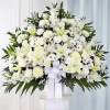 Symbolizing peace, serenity and purity, white flowers can help comfort those grieving