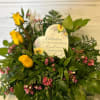  wooden heart keepsake will be displayed in a beautiful arrangement of