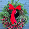 Christmas Wreath with apple decor 