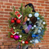 Christmas Wreath full of Christmas decor 