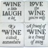 What pairs best with a glass of wine? These fabulously witty coasters