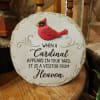**LOCAL DELIVERY ONLY*
Resin round stone measures approx.11&quot;
This nice memorial keepsake may be