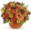 Celebrate the beauty of fall with this colorful, heartwarming mix of roses