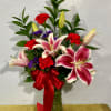 These amazing lilies are sure to delight!  Beautiful pink lilies, red