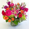 The  Averie bouquet is a captivating assortment of vibrant tones. 