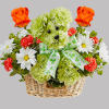 Unleash smiles with the lucky dog arrangement! Hand-designed in a charming basket