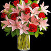 Paint her world with enchantment! A palette of rich red roses and