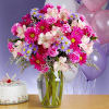 The perfect pick for a cheerful celebration! This cheerful blooms arrangement will