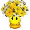 When you&#039;re looking to make someone smile, this happy face with roses