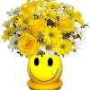 When you&#039;re looking to make someone smile, this happy face with roses