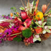 fall color flowers and exotic flowers in cornucopia