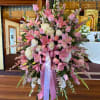 This pink funeral is perfect for the funerals of those people who