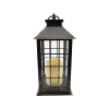 11.5&#039;&#039; PLASTIC LED LANTERN W/CANDLE