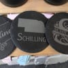 4 piece slate coaster set - Please specify what you&#039;d like engraved