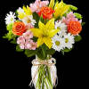 The rustic beauty of hand tied bouquets fresh from a European flower