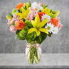 The rustic beauty of hand tied bouquets fresh from a European flower